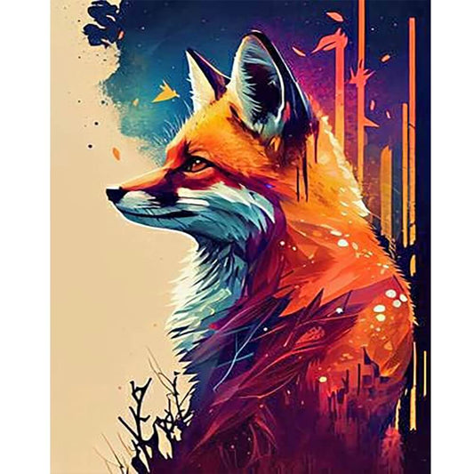 5D DIY Diamond Painting Kit - Full Round / Square - Fox B