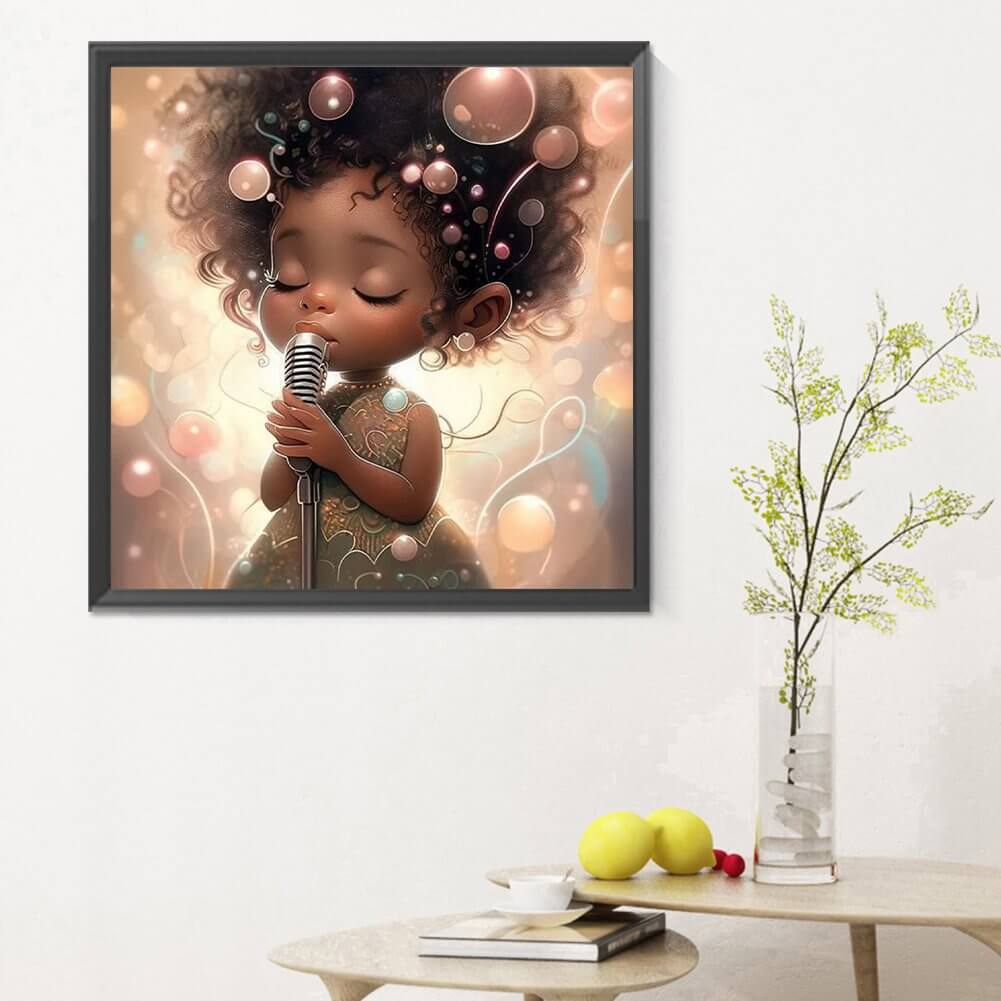 Frizzy Girl 5D DIY Diamond Painting