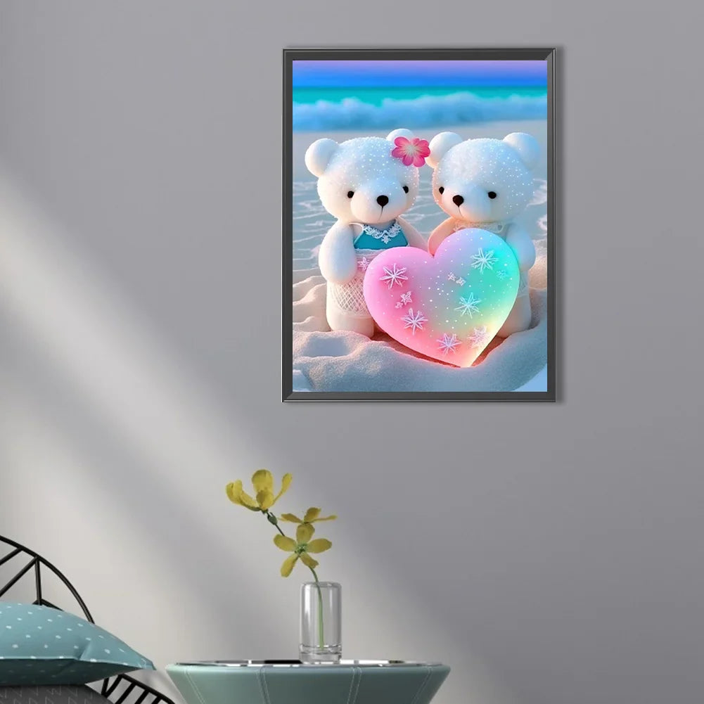 full drill bears diamond painting kit