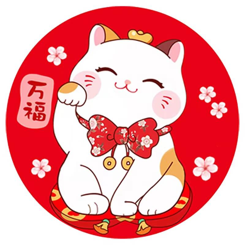 Diamond Painting - Full Round - Lucky Cat / Dog