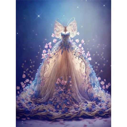 full drill wedding dress diamond painting kit