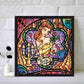 belle princess diamond painting on frame