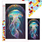 5D DIY Big Size Diamond painting - Full Square - Jellyfish 45x75cm