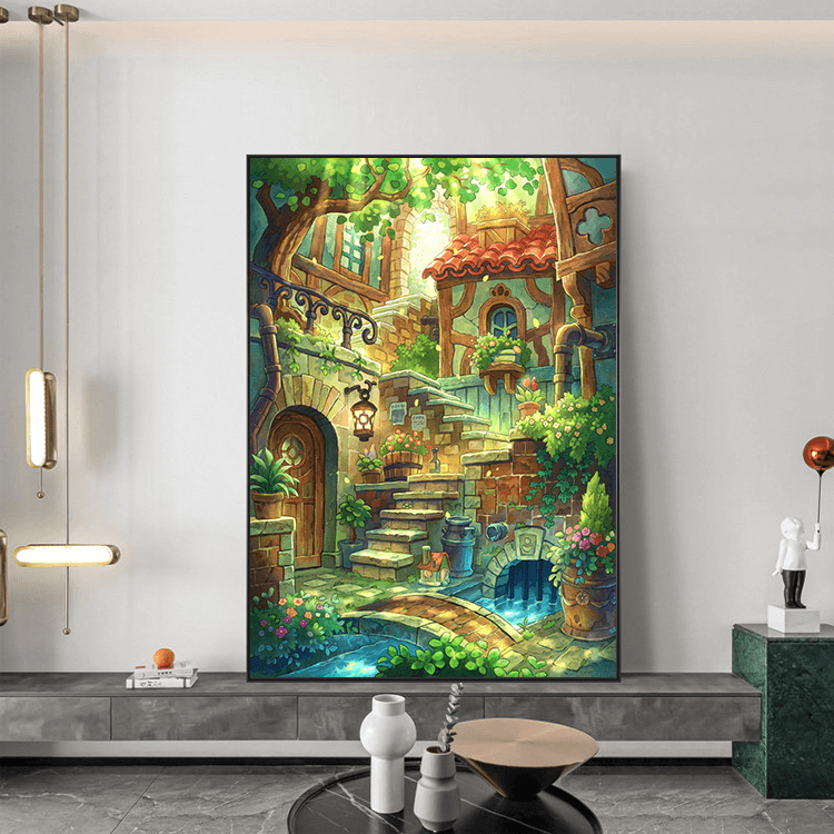 Garden Cottage Diamond painting