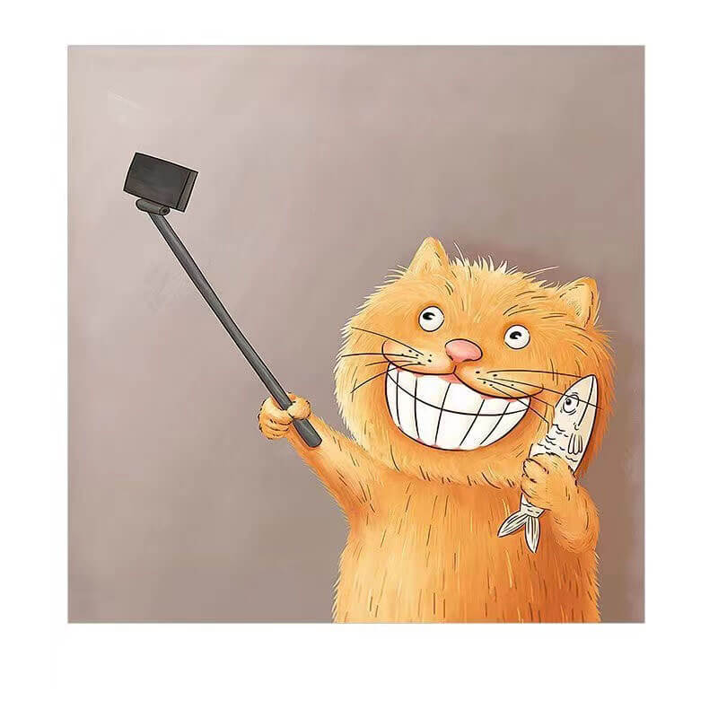 garfield cat diamond painting type3