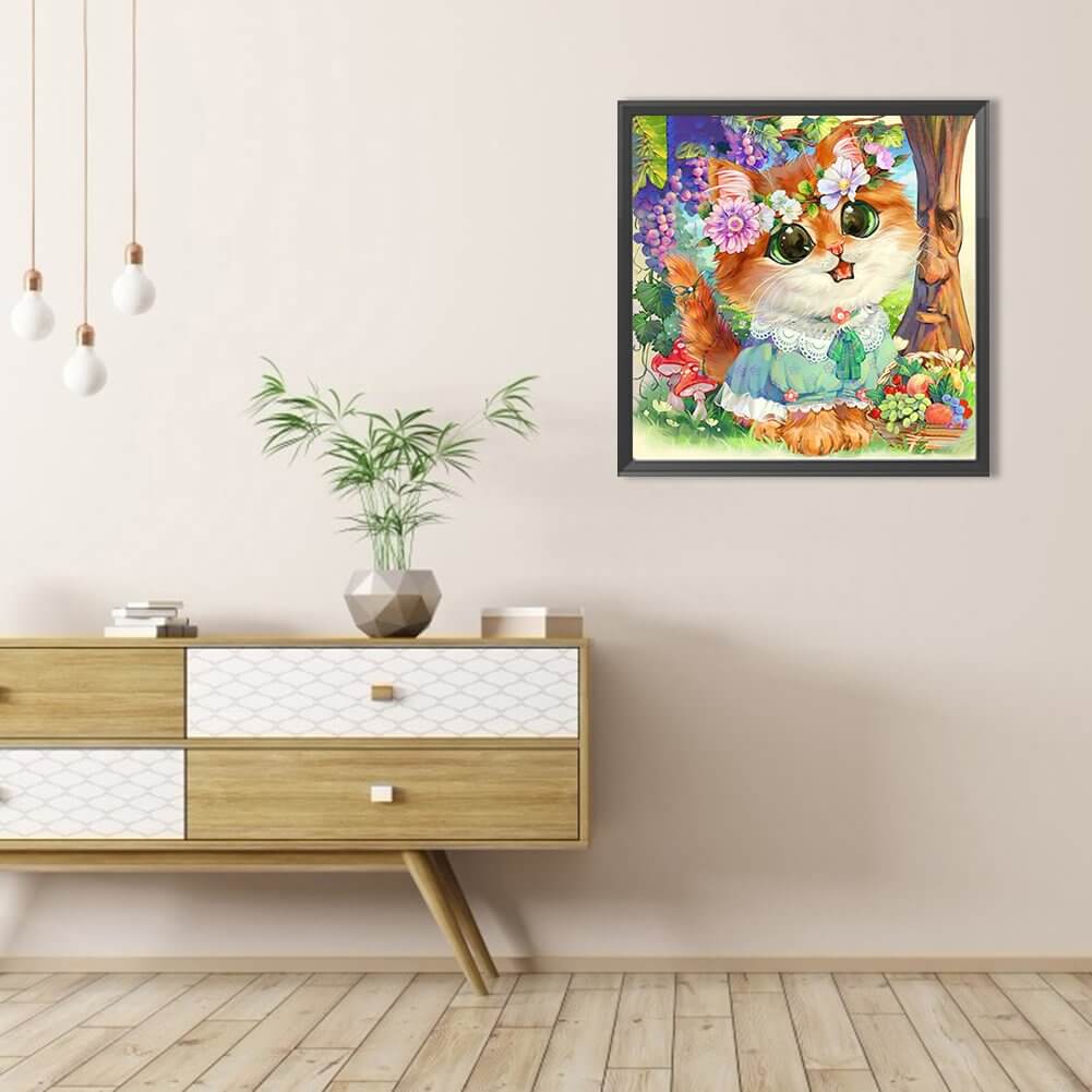 Garland Kitten 5D DIY Diamond Painting Kit