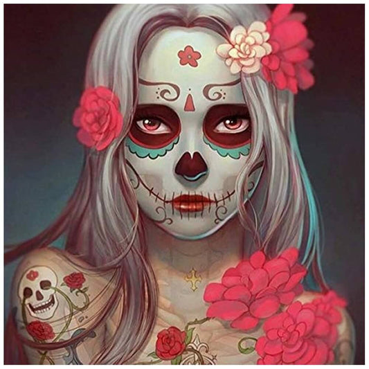 5D DIY Halloween Diamond Painting Kit - Full Round / Square - Ghost Girl
