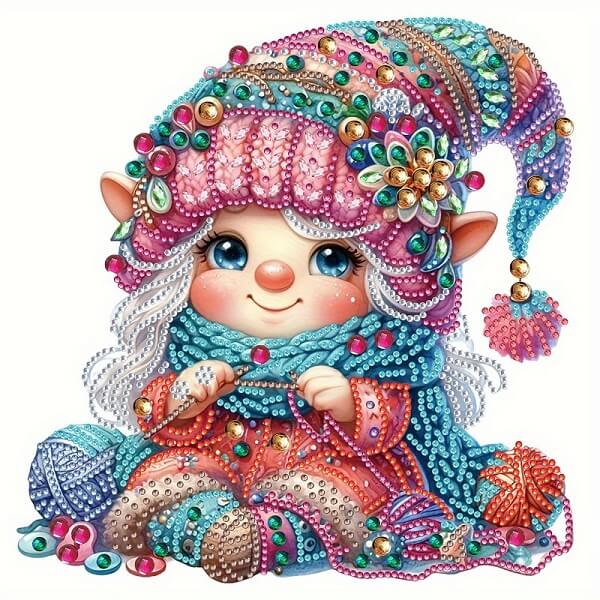 DIY Gobin Gnome Crystal Rhinestone Diamond Painting