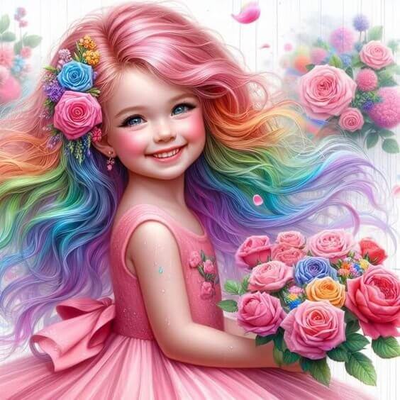 girl diamond painting art kit