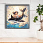 Girl On A Whale 5D DIY Diamond Painting