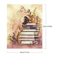Girl On Books Paint By Number Acrylic Oil Painting Size