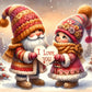 5D DIY Diamond Painting - Full Round / Square - Gnome Gobin Love
