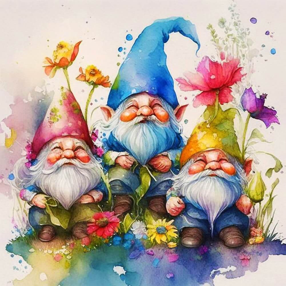 Gnomes 5D DIY Diamond Painting Kit