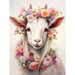 5D DIY Diamond Painting - Full Round / Square - Goat In Garland