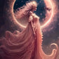 5D DIY Diamond Painting - Full Round / Square - Girl On Moon