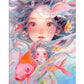 5D DIY Diamond Painting Kit - Full Round / Square - Goldfish and Maiden