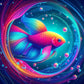 5D DIY Diamond Painting Kit - Full Round / Square - Goldfish