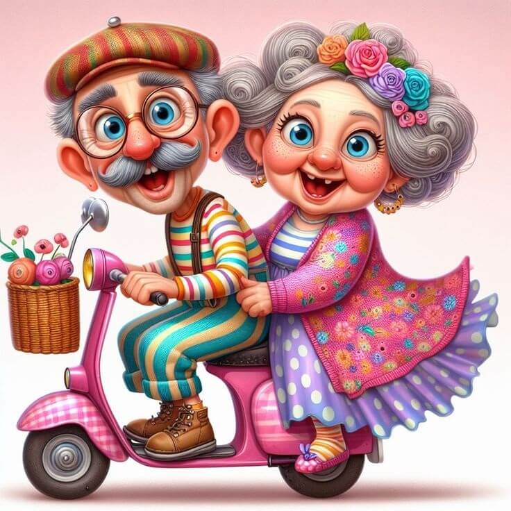 Grandma And Grandpa Diamond Painting