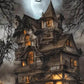 5D DIY Halloween Castle Diamond Painting
