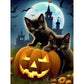 Halloween Cat Pumpkin 5D DIY Diamond Painting