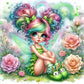 Cute Elf Girl diamond art kit