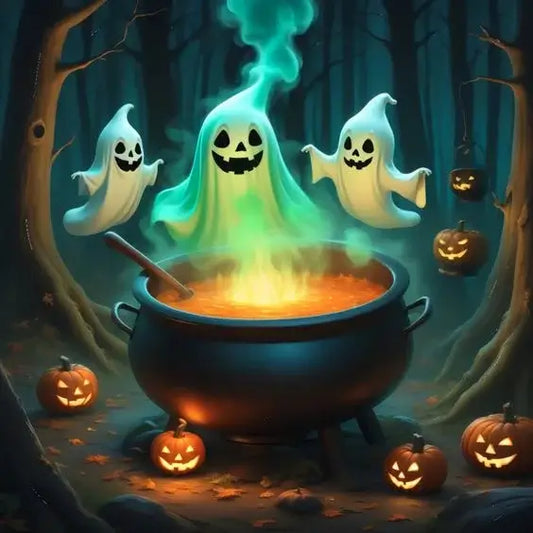 Halloween Goast Diamond Painting