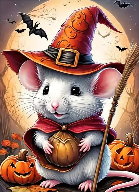 Halloween Mouse Diamond Painting