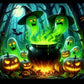 Halloween Pot Diamond Painting