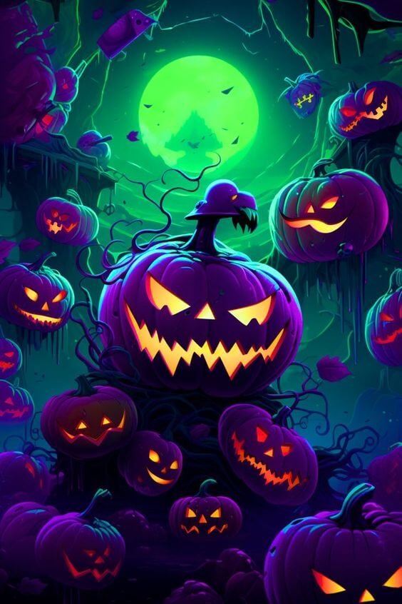 Halloween Pumpkin Diamond Painting