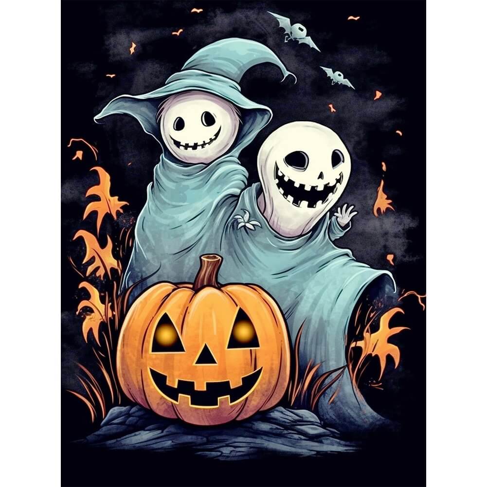 Halloween Two Ghost 5D DIY Diamond Painting