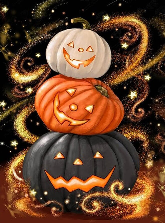 Happy Pumpkin Halloween Diamond Painting