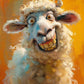 5D DIY Happy Sheep Full Round / Square Diamond Painting Kits