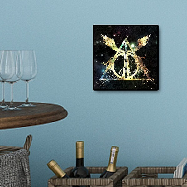 harry potter 5d diamond art on the wall
