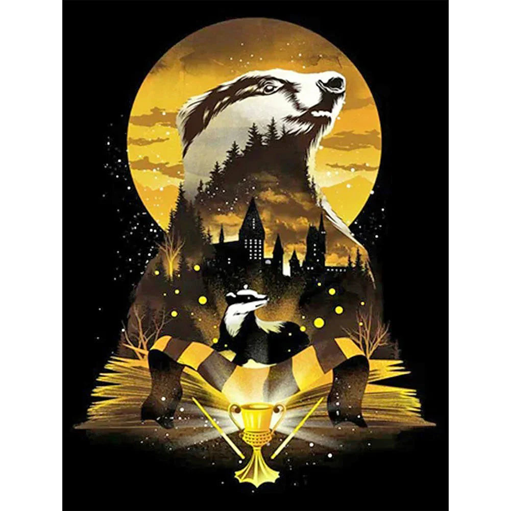 5D Diamond Painting - Full Round / Square - Harry Potter Badge