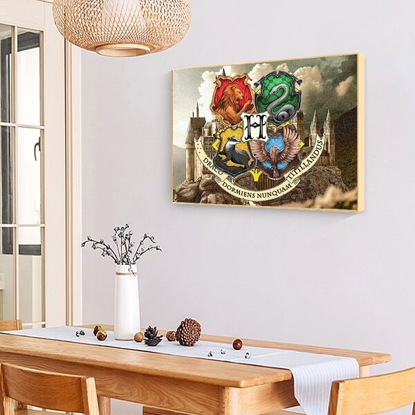 harry potter diamond painting hogwart's house
