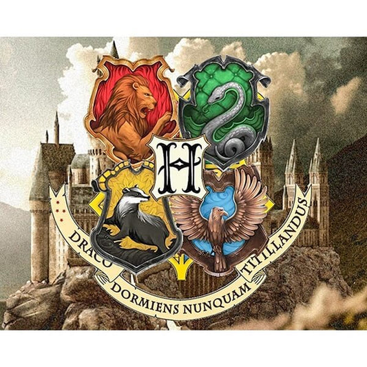 harry potter diamond painting hogwart's house