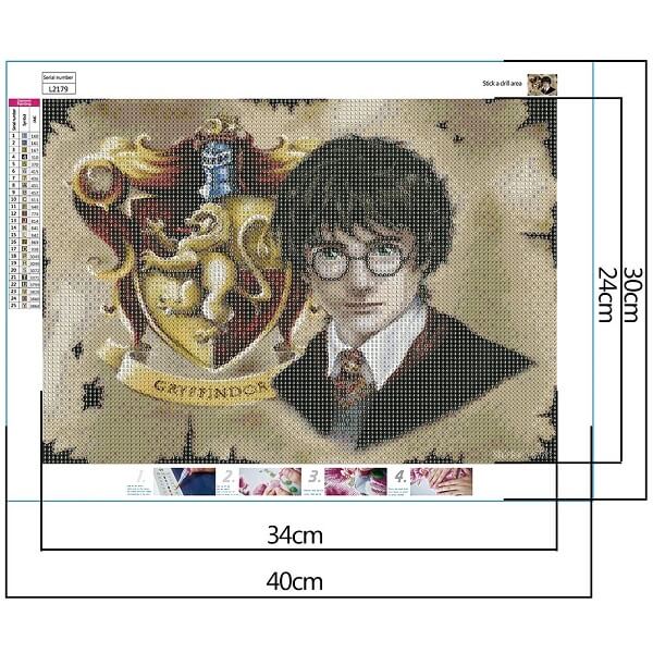 harry potter gryffindor diamond painting canvas size
