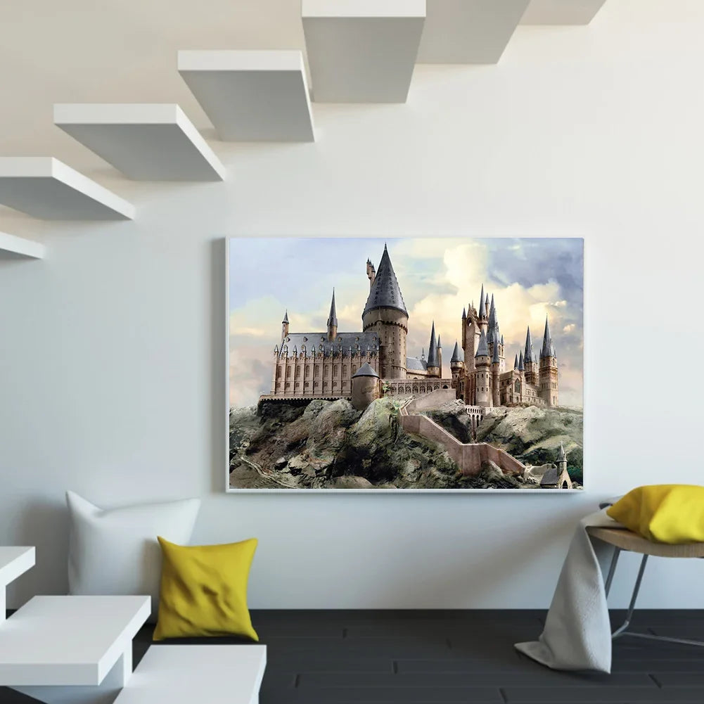 harry potter magic castle diamond painting