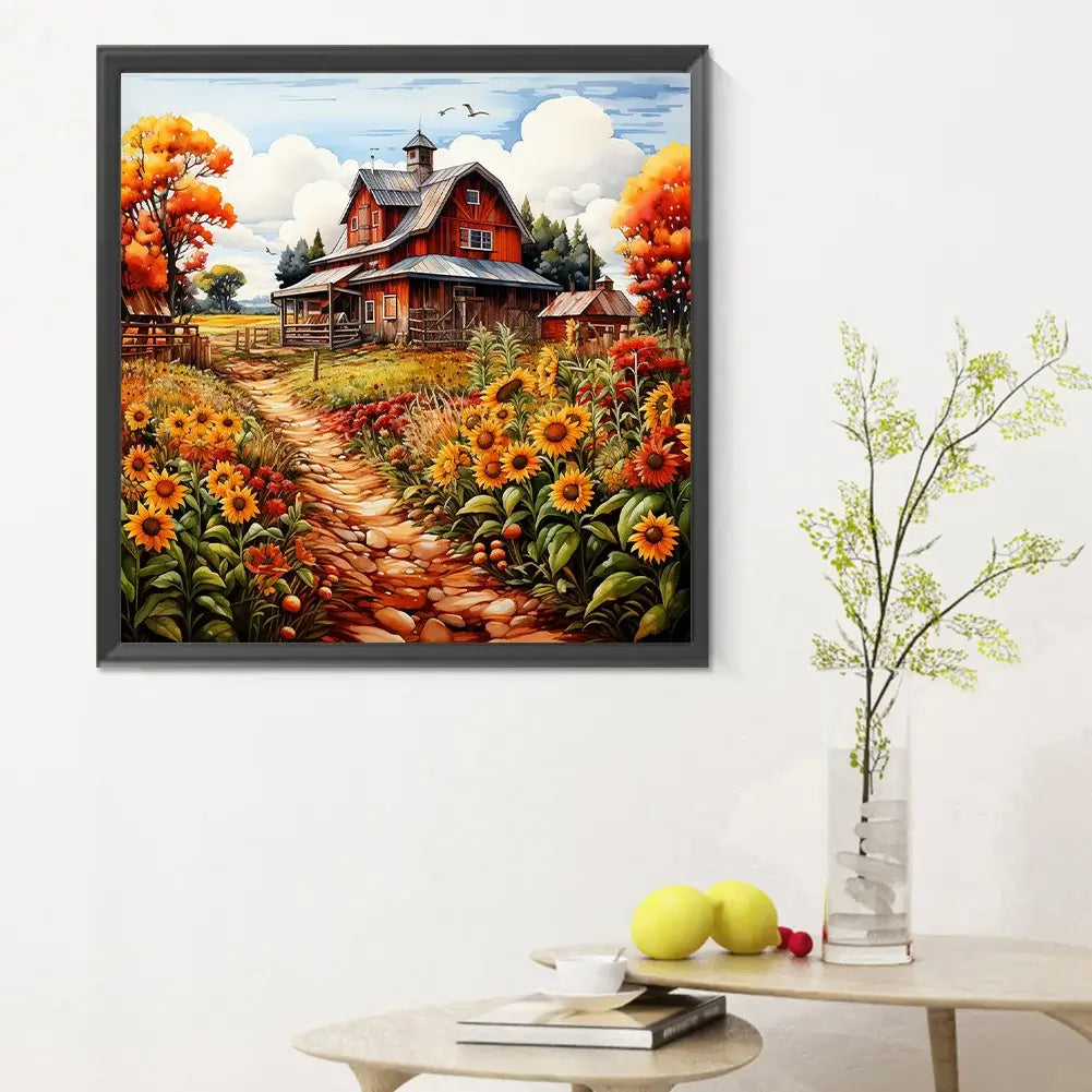 5D DIY Diamond Painting Harvest Farm B