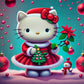 Hello Kitty Christmas 5D DIY Diamond Painting Kit