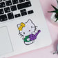 hello kitty diamond painting decals adhesive laptop sticker