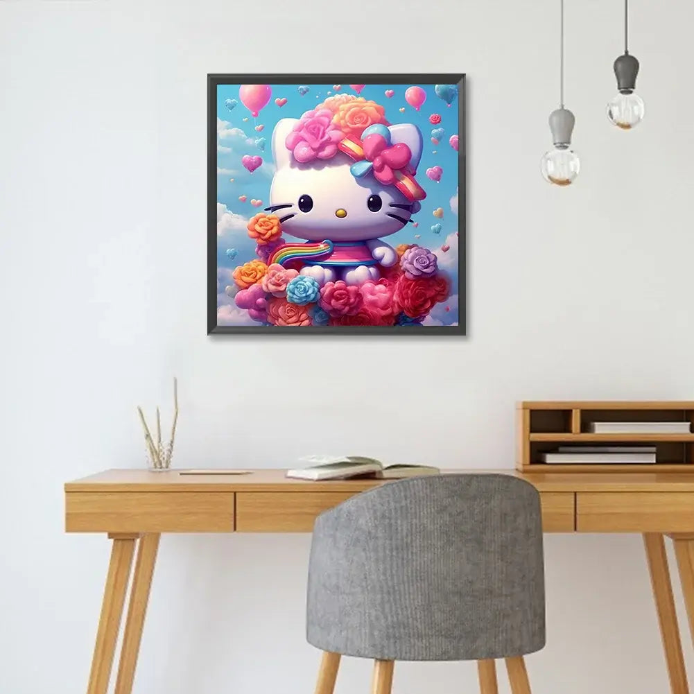 Hello Kitty B 5D DIY Diamond Painting Kit