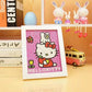 hello kitty Crystal Rhinestone diamond painting kit for kids with white frame Tk06