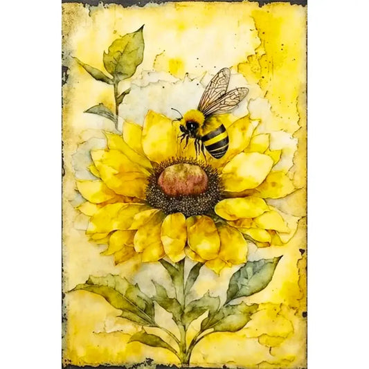 Diamond Painting - Full Round / Square - Honey Bee (40*60cm)