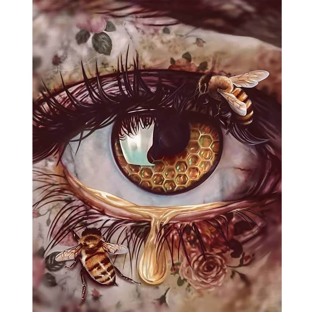 5D DIY Diamond Painting Kit - Full Round / Square - Honey Eye