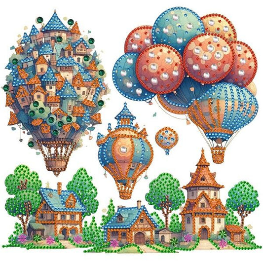 DIY Hot Air Balloon Crystal Rhinestone Diamond Painting Kit
