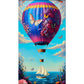 DIY Diamond Painting - Full Round / Square - Hot Air Balloon (45*80cm)