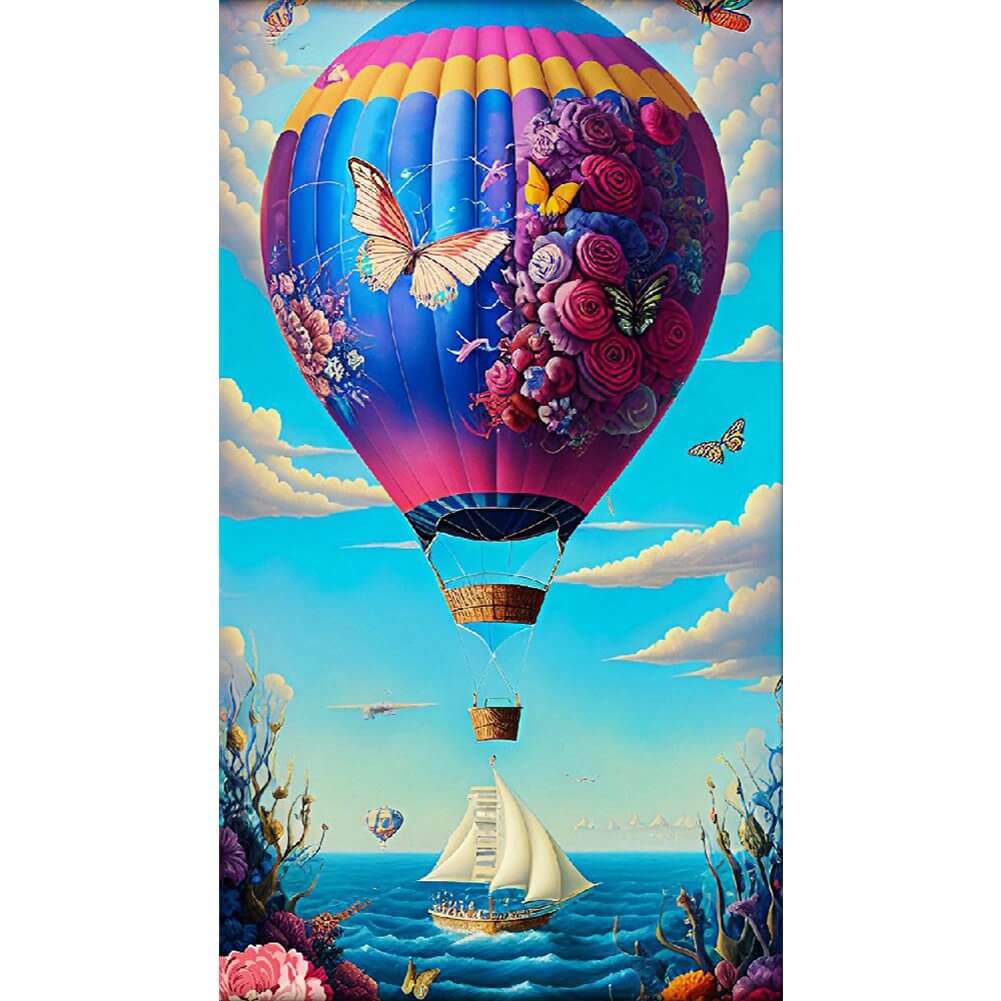 DIY Diamond Painting - Full Round / Square - Hot Air Balloon (45*80cm)