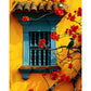 House Flowers Paint By Number Acrylic Oil Painting Kit