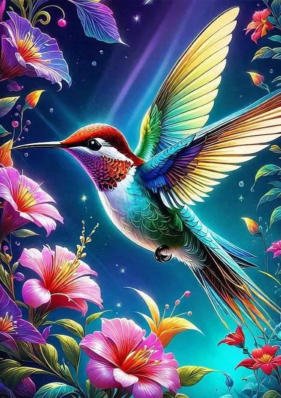 5D DIY Hummingbird Diamond Painting